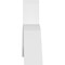 Ekena Millwork Archdale Architectural Grade PVC Gable Bracket, 108"W x 22 1/2"H x 6"D x 6"F, 5/12 Pitch GBP108X23X0606ARC00 - alternate 5